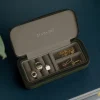 Stackers Men's Jewellery Boxes | Groom Gifts*Men's Zipped Travel Jewellery Box Olive Green