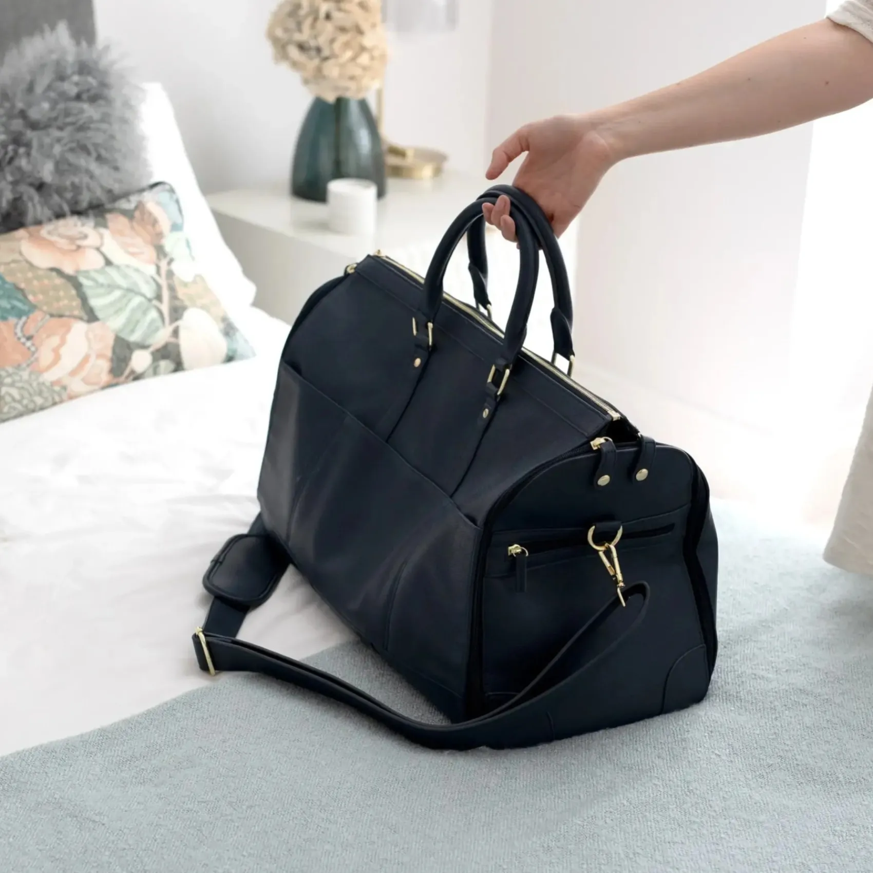Stackers Mother Of The Groom Gifts | Mother Of The Bride Gifts*Garment Weekend Bag Navy