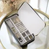 Stackers Mother Of The Groom Gifts | Mother Of The Bride Gifts*Navy Sleek Necklace Zipped Travel Jewellery Box Navy/ Grey