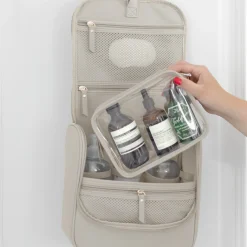 Stackers Honeymoon Gifts | Bride Gifts*Hanging Wash Bag Oatmeal