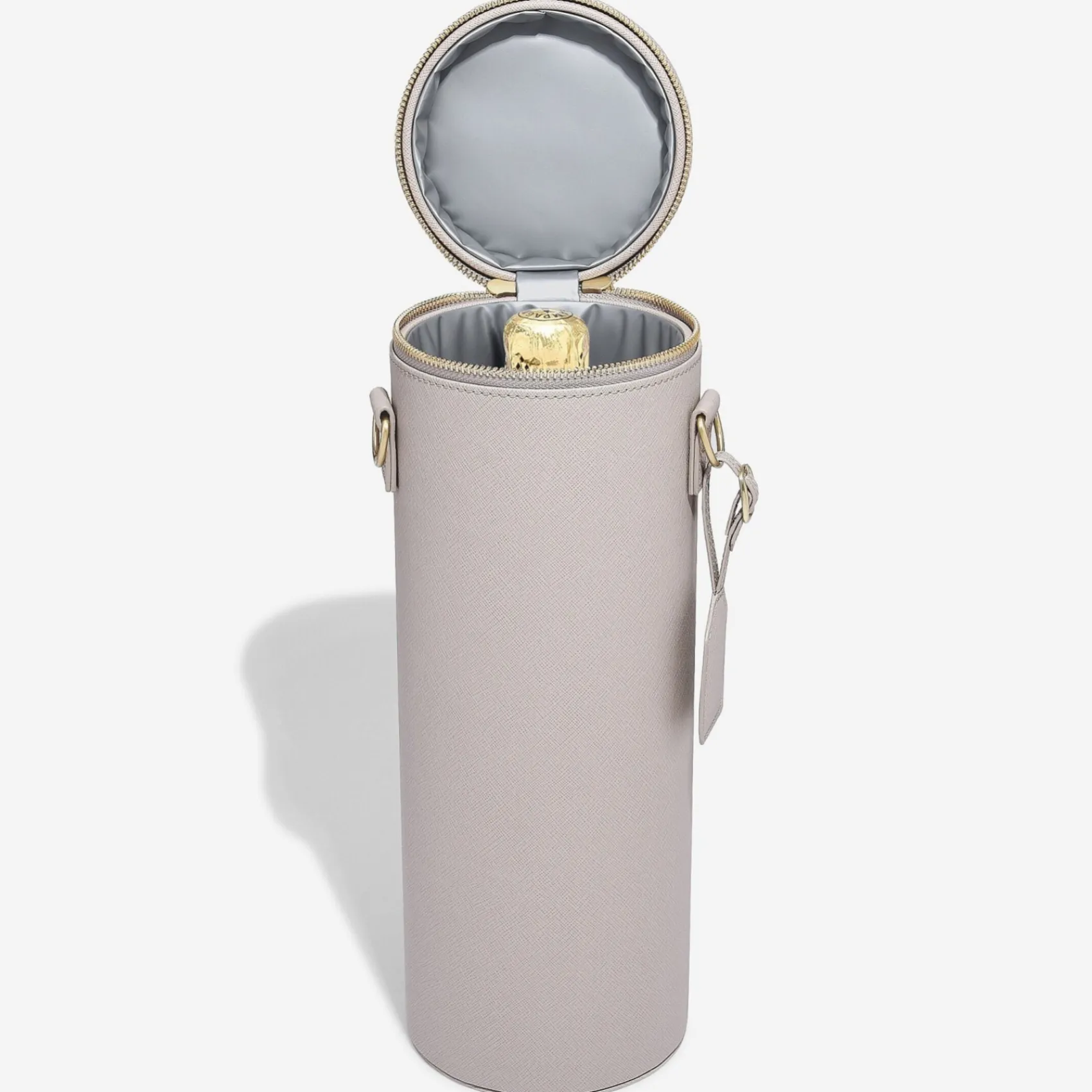 Stackers Engagement Gifts | Bridesmaid Gifts*Champagne Bottle Bag Taupe