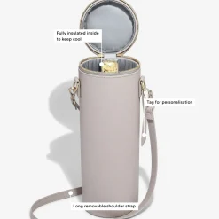 Stackers Engagement Gifts | Bridesmaid Gifts*Champagne Bottle Bag Taupe