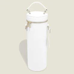 Stackers Engagement Gifts | Bride Gifts*Pebble Champagne Bottle Bag White