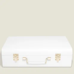 Stackers Wedding Keepsake Boxes | Bride Gifts*White Pebble Memory Storage Box White & Grey