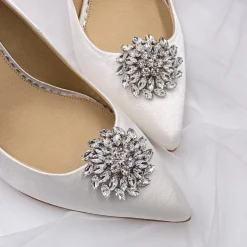 Lace & Favour Shoe Jewellery | Shoe Clips*Sunbeam Sparkly Crystal Shoe Clips