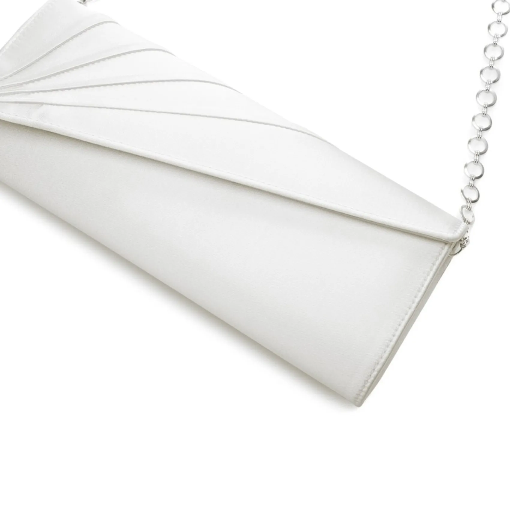 Rainbow Club Wedding Handbags*Tess by | Dyeable Satin Wedding Clutch Bag Ivory