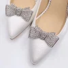 Lace & Favour Bride Gifts | Shoe Jewellery*Tiffany Silver Diamante Bow Shoe Clips